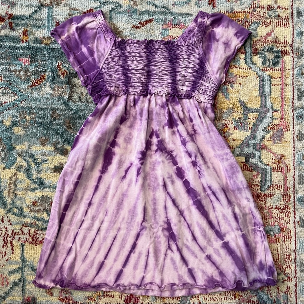 Tie Dye Smock Dress